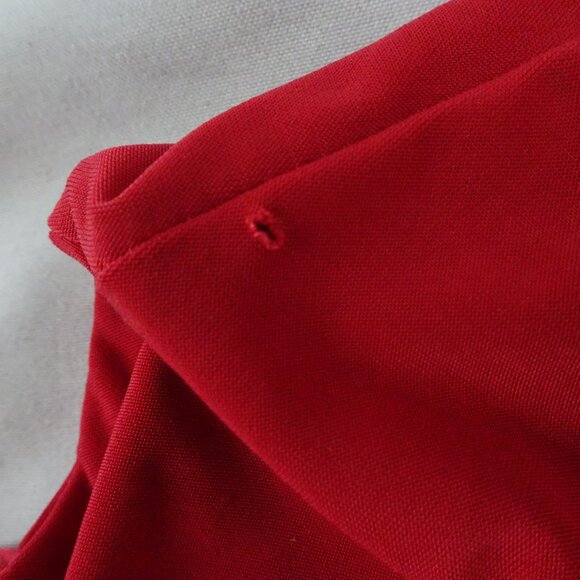 Pretty Little Thing Red Slinky Ruched Mini Dress Size 6 - Picture 7 of 9